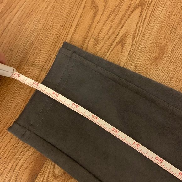 Tahari Grey/Steel Faux Leather Leggins - Picture 6 of 7